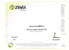 Certifikát Zumba Basic Steps1 Certifikát Zumba Basic Steps1