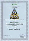 Certifikát poradce sportovní výživa Certifikát poradce pro sportovní výživu