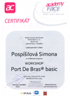 Certifikát PortDeBras basic Certifikát PortDeBras basic